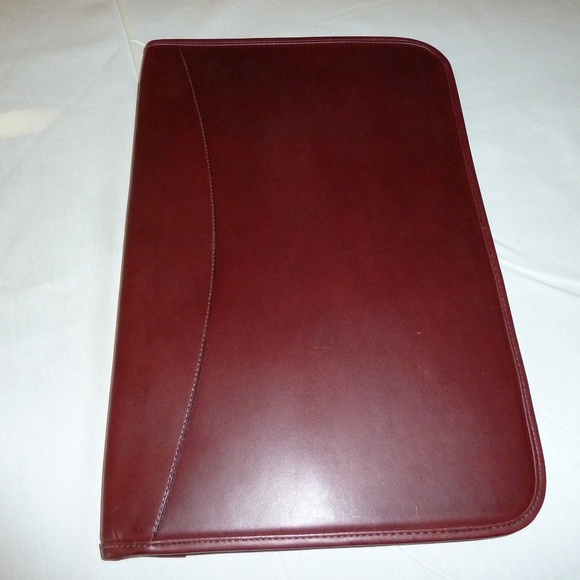 Levenger Folio Burgandy NWOB - Picture 1 of 4